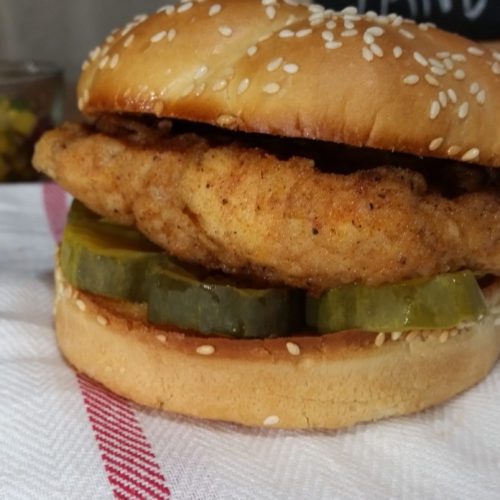 Classic Fried Chicken Sandwich with Pickles (Chick-fil-A Chicken Sandwich)